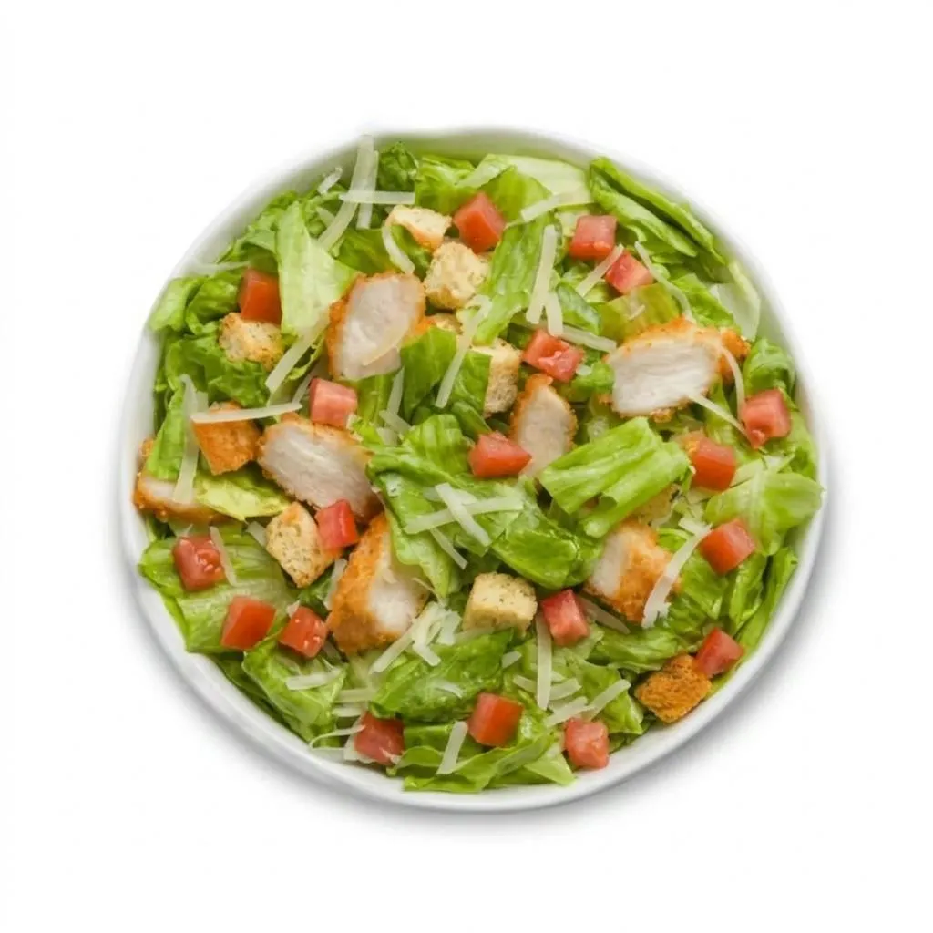 салат Цезарь с курицей